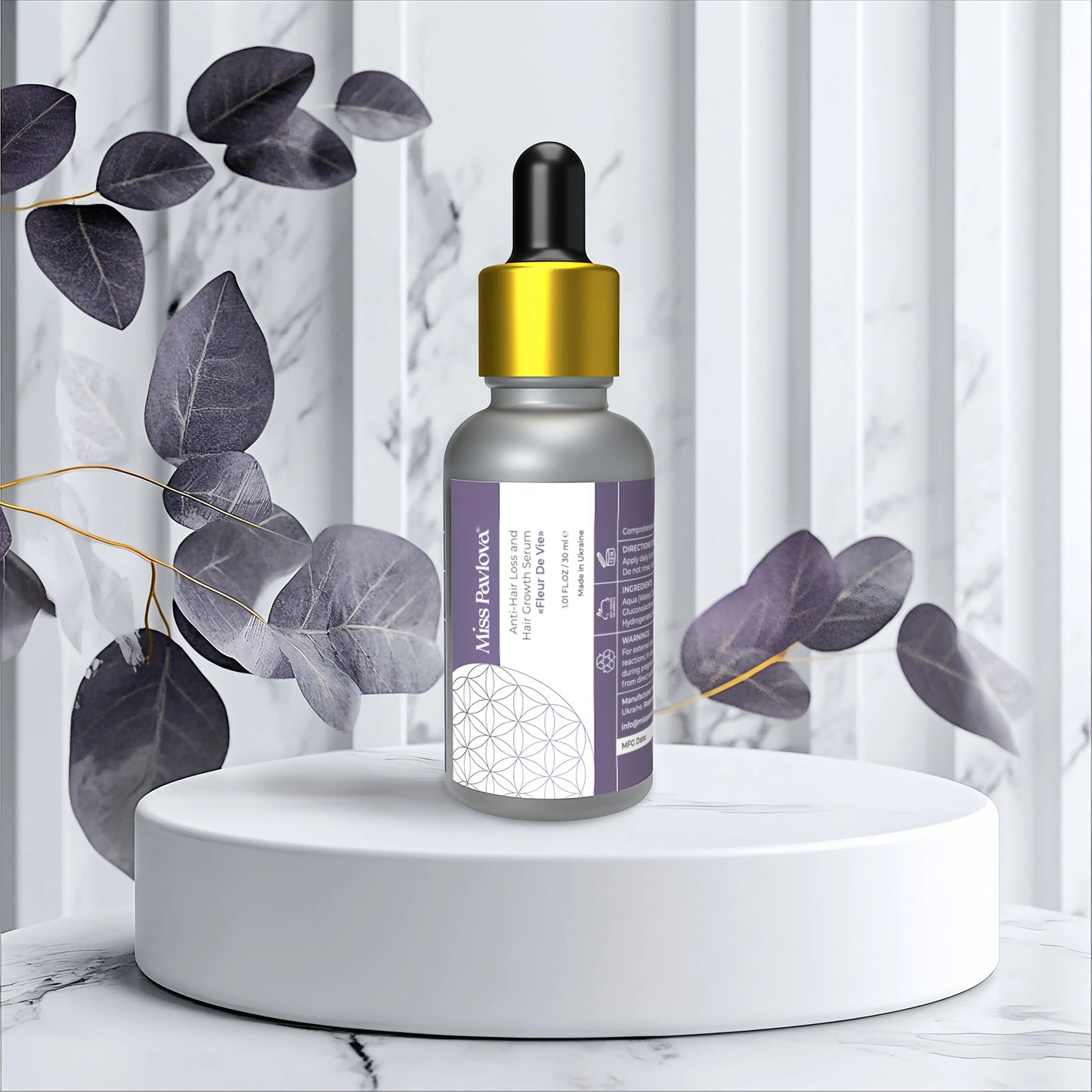 Anti-Hair Loss & Hair Growth Serum “Fleur De Vie” by Miss Pavlova®